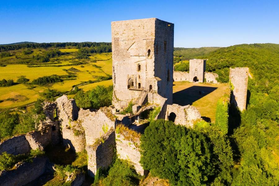 Le Domaine de L'Espinet - labyrinten van het kasteel van Puivert